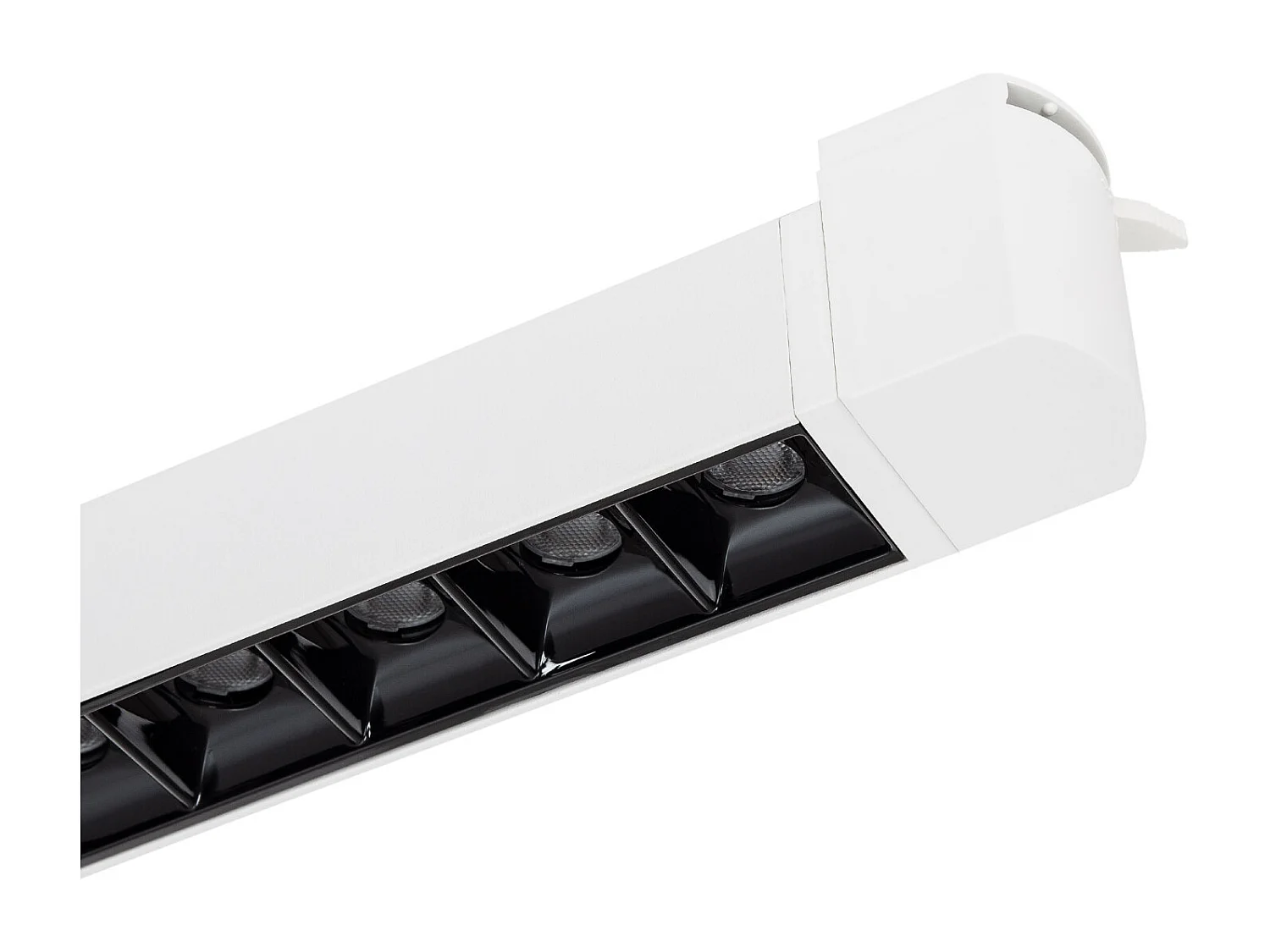 Spot Linéaire LED sur Rail Triphasé 15W UGR13  6000K Blanc