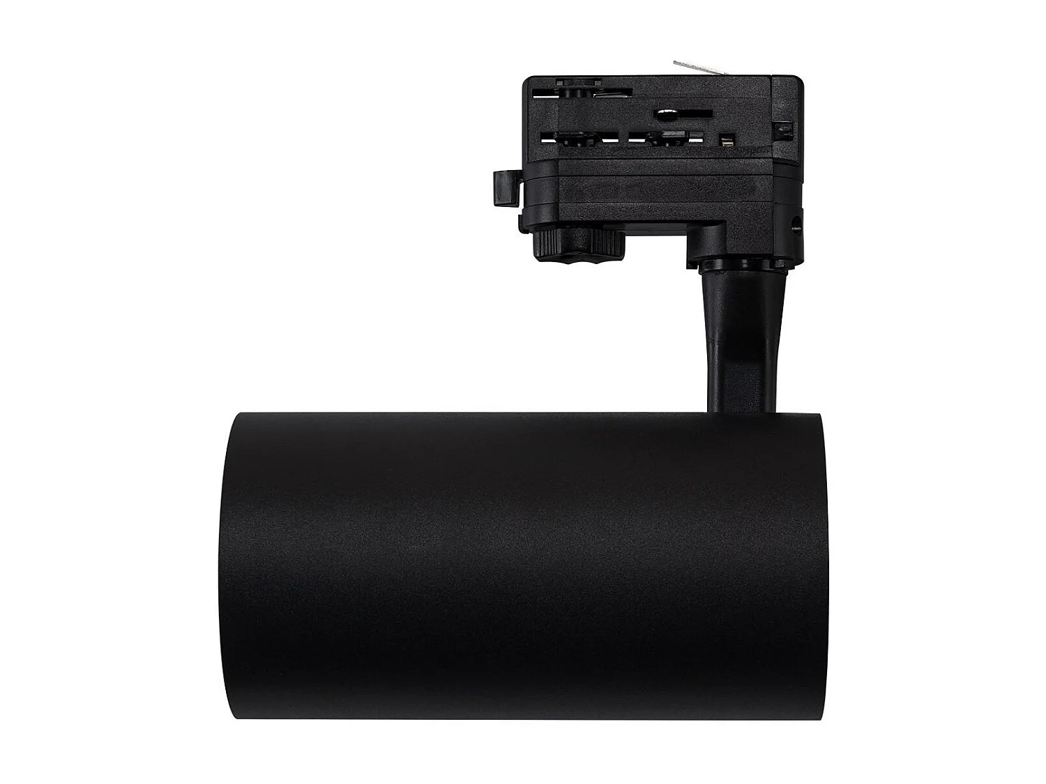 Spot LED sur Rail Triphasé 30W Vulcan Noir 3000K Blanc chaud