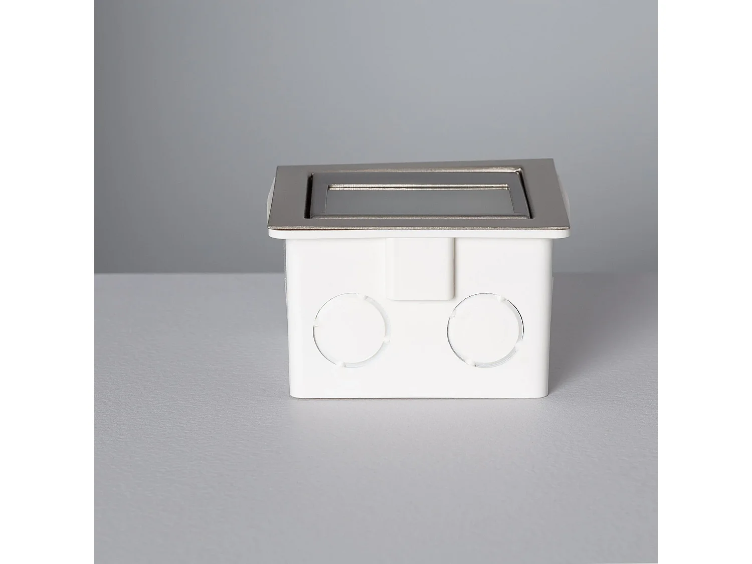 Balise Murale LED Encastrable 1.5W Larry Finition Acier  5000K Blanc froid