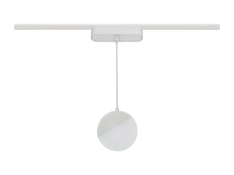 Spot LED Suspendu sur Rail Magnétique 25mm Extra-Plat 10W 48V Ø100 mm Blanc 4000K Blanc neutre