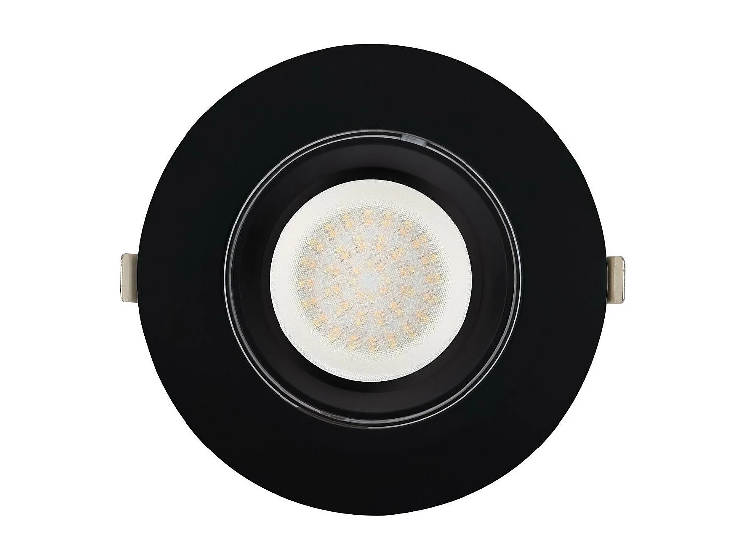 Downlight LED 38W Rond Orientable  120lm/W LIFUD Coupe Ø 170 mm Noir Blanc Froid No Flicker 6000K