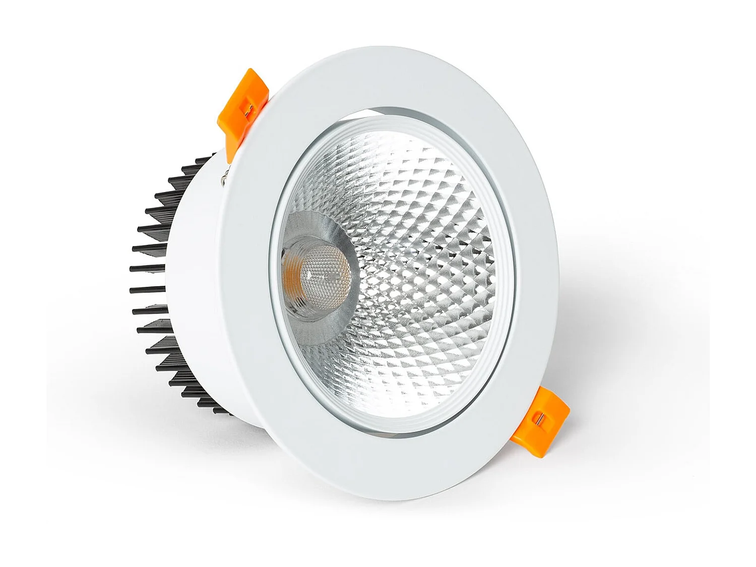 Spot Downlight LED 15W Rond COB CRI90 Coupe Ø 113 mm No Flicker 4000K Blanc neutre