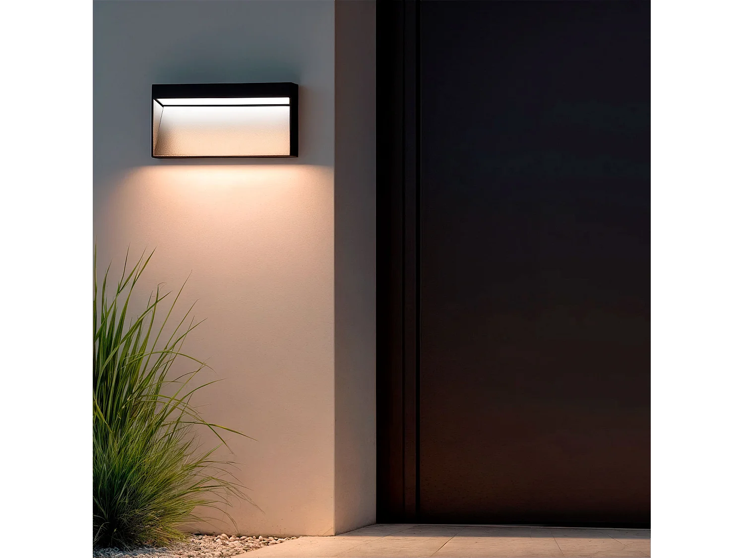 Balise LED Extérieure 6W en Saillie au Mur Columbia 3000K Blanc chaud