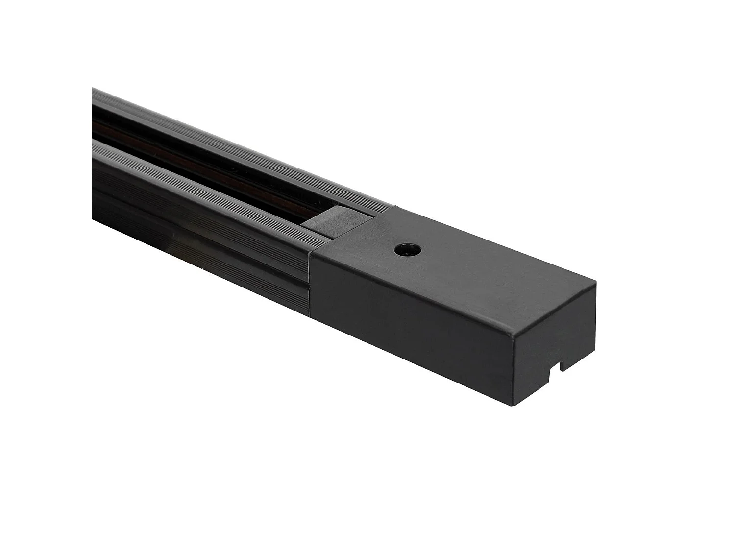Rail Monophasé PC 1 Mètre pour Spots LED  Noir