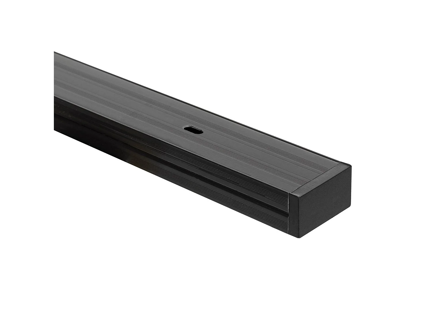 Rail Monophasé PC 1 Mètre pour Spots LED  Noir