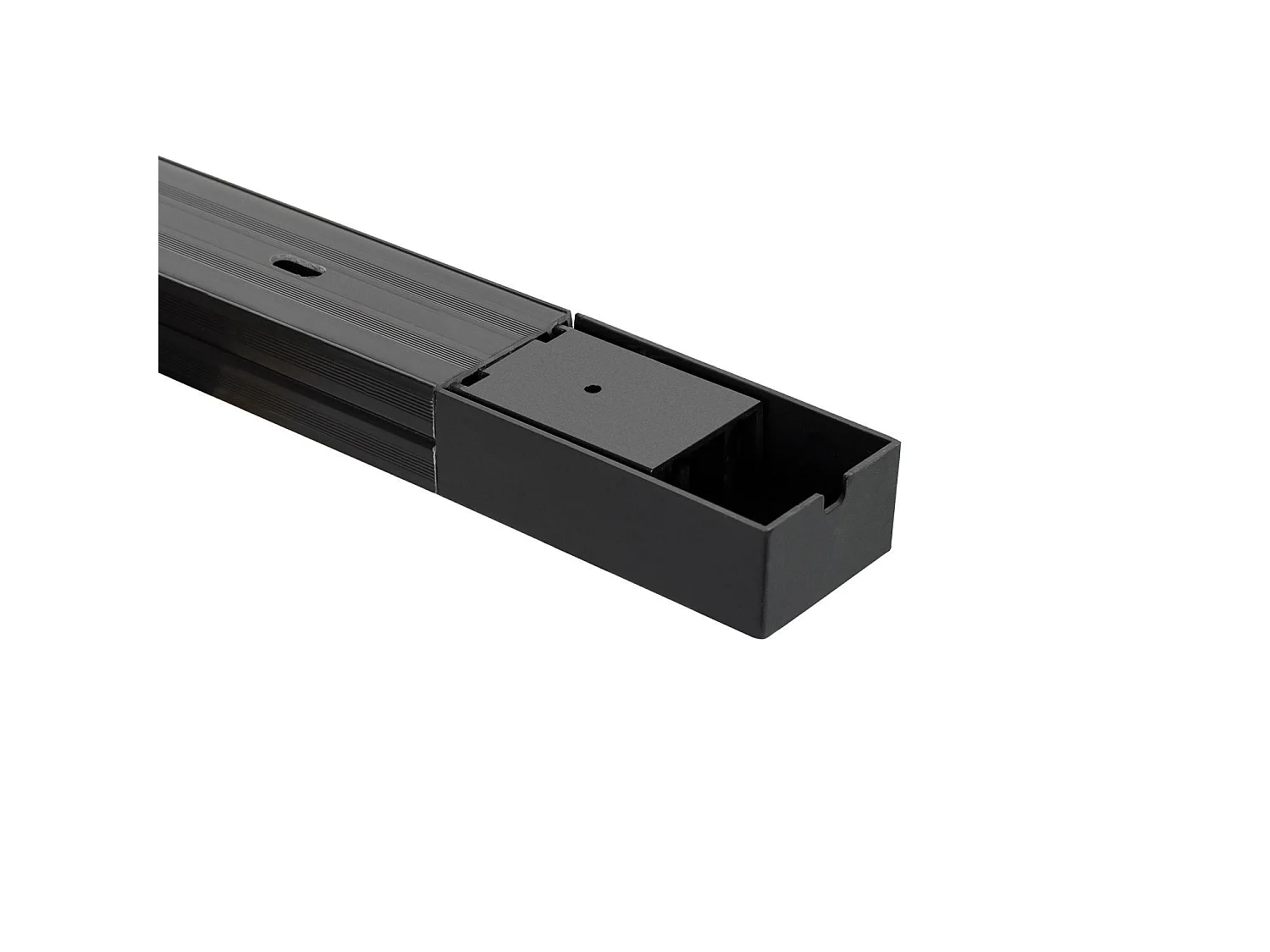 Rail Monophasé PC 1 Mètre pour Spots LED  Noir
