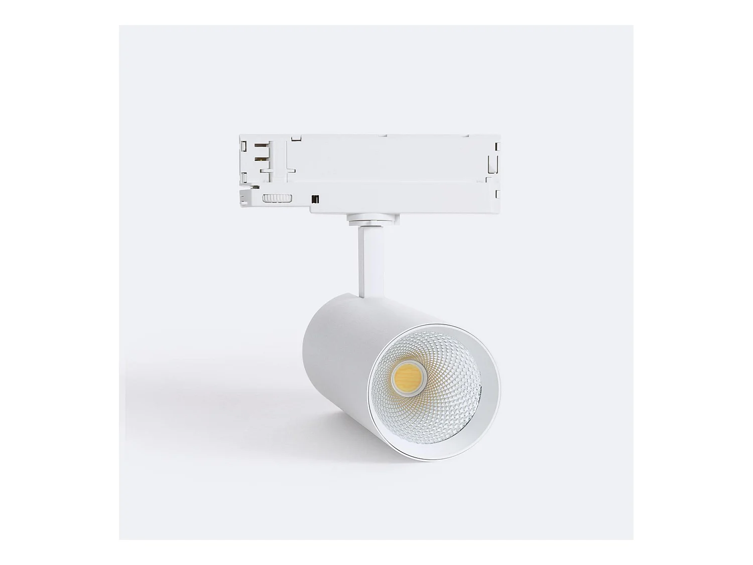 Spot LED sur Rail Triphasé 30W Carlo Blanc 6000K Blanc froid