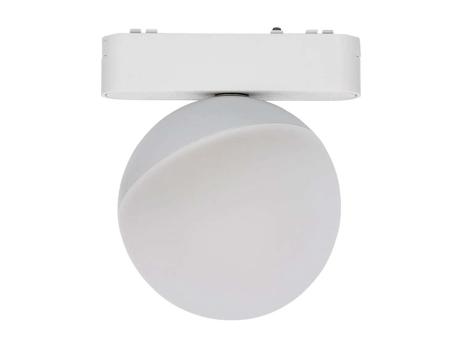 Spot LED sur Rail Magnétique 25mm Extra-Plat 10W 48V Ø100 mm Blanc 2700K Blanc chaud