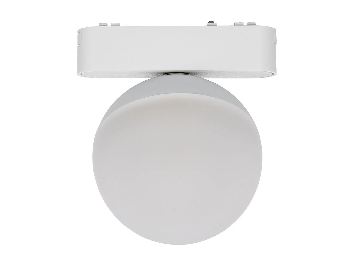 Spot LED sur Rail Magnétique 25mm Extra-Plat 10W 48V Ø100 mm Blanc 2700K Blanc chaud
