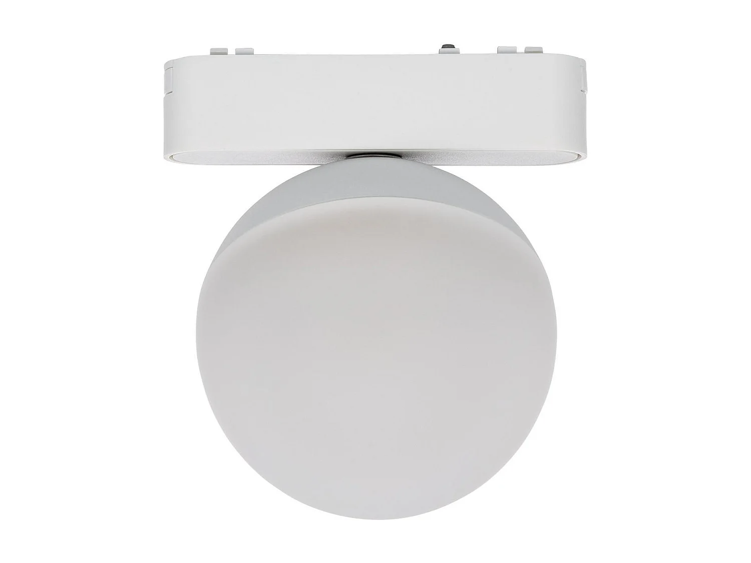 Spot LED sur Rail Magnétique 25mm Extra-Plat 10W 48V Ø100 mm Blanc 2700K Blanc chaud