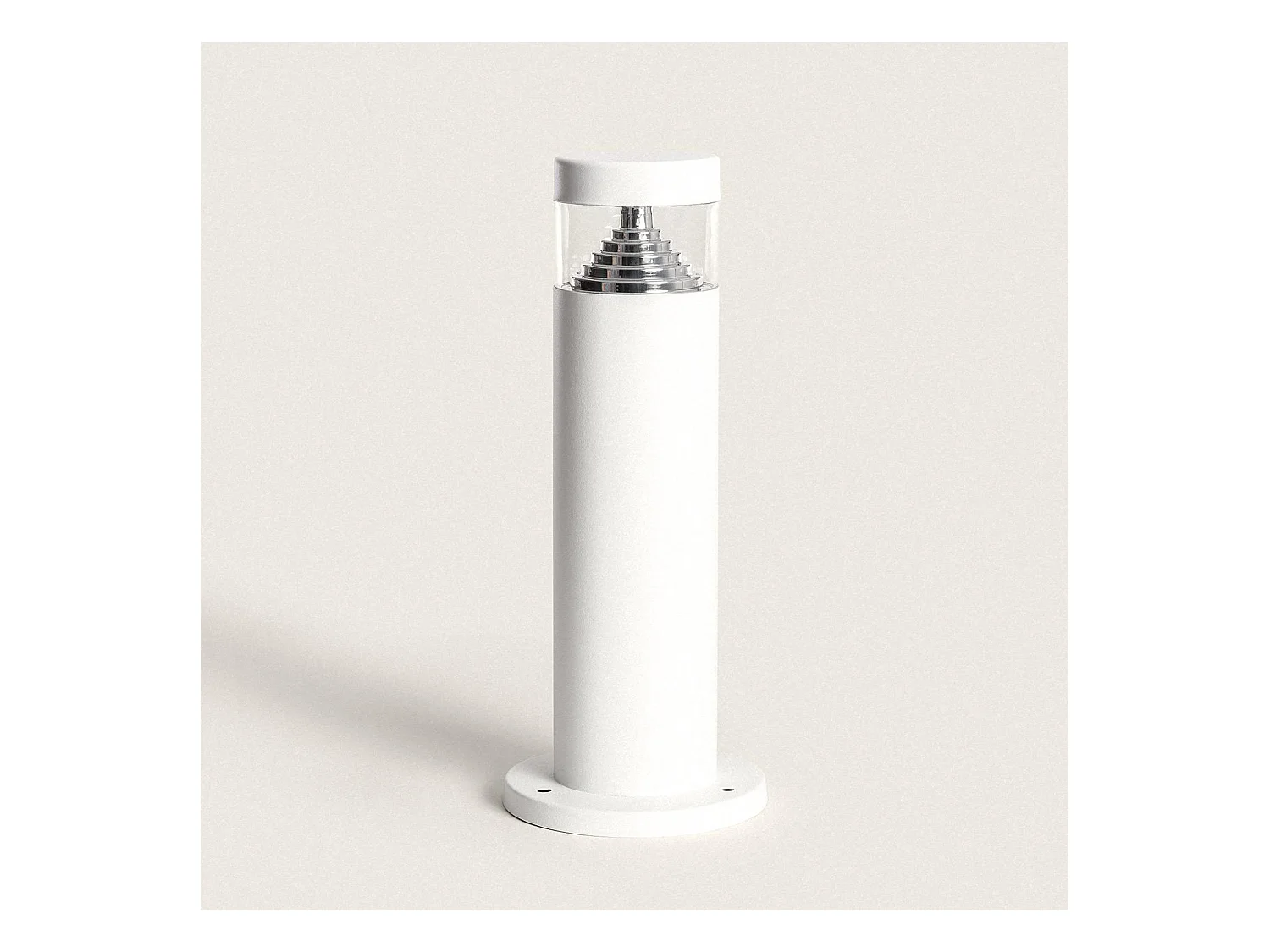 Baliza Exterior LED 5W Superficie Pie 30cm Inti Inox Blanco 3000K Blanco Cálido