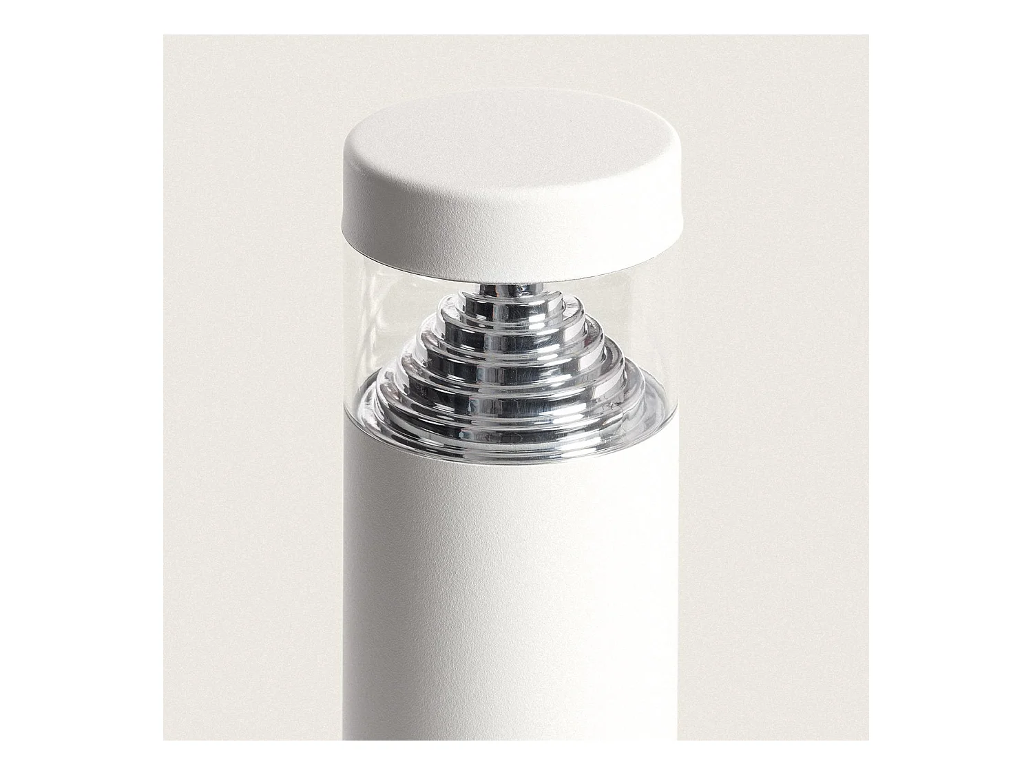 Balise LED Extérieure 5W en Saillie sur Pied 30cm Inti Inox Blanche 3000K Blanc chaud