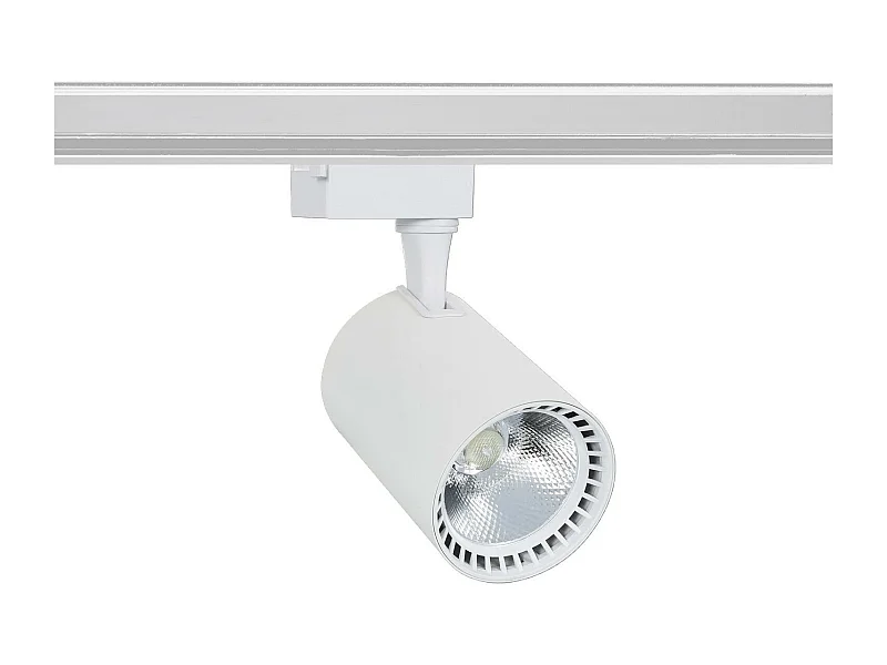Spot LED sur Rail Monophasé 40W Bron Blanc 3000K Blanc chaud
