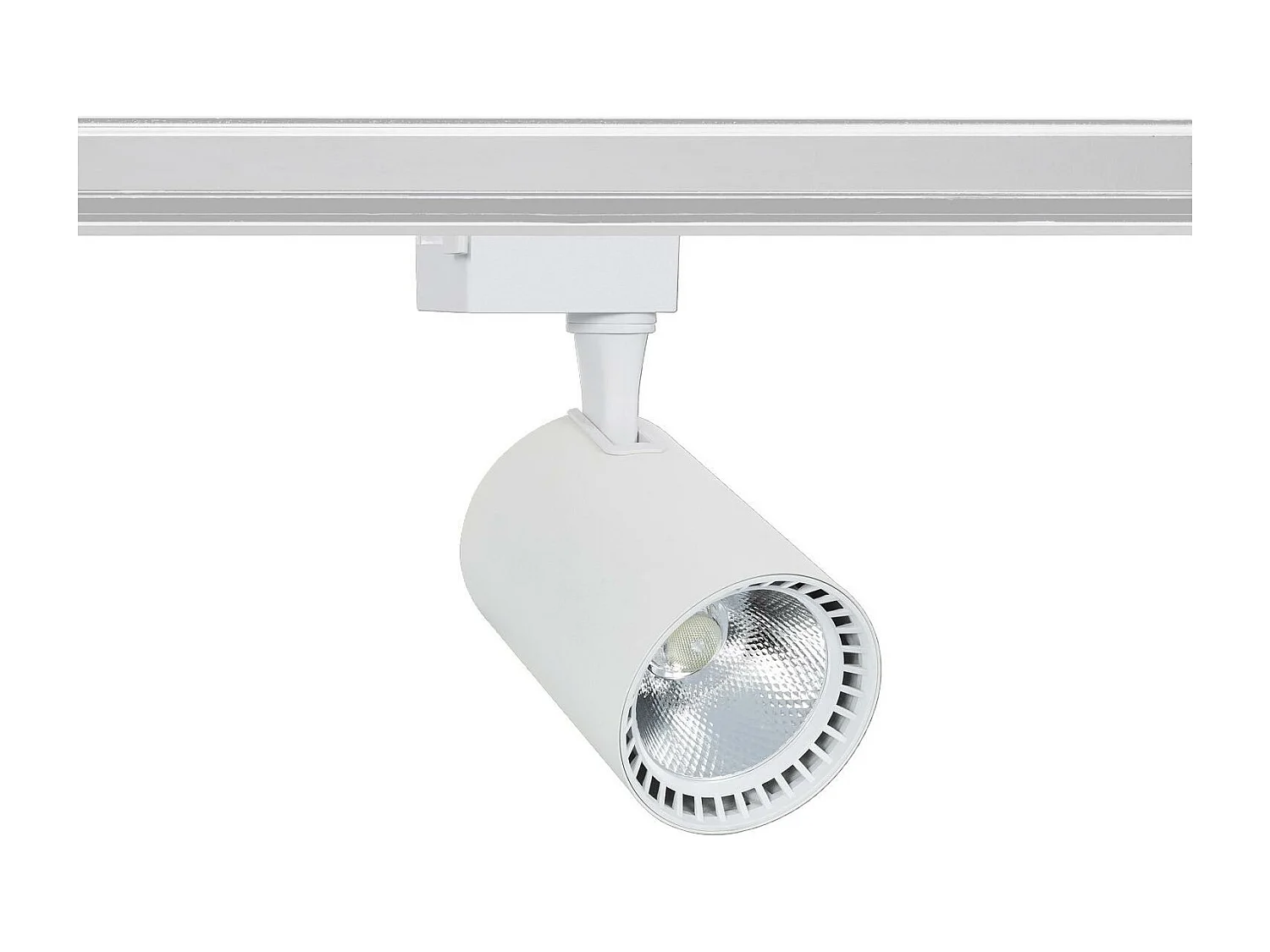 Spot LED sur Rail Monophasé 40W Bron Blanc 3000K Blanc chaud