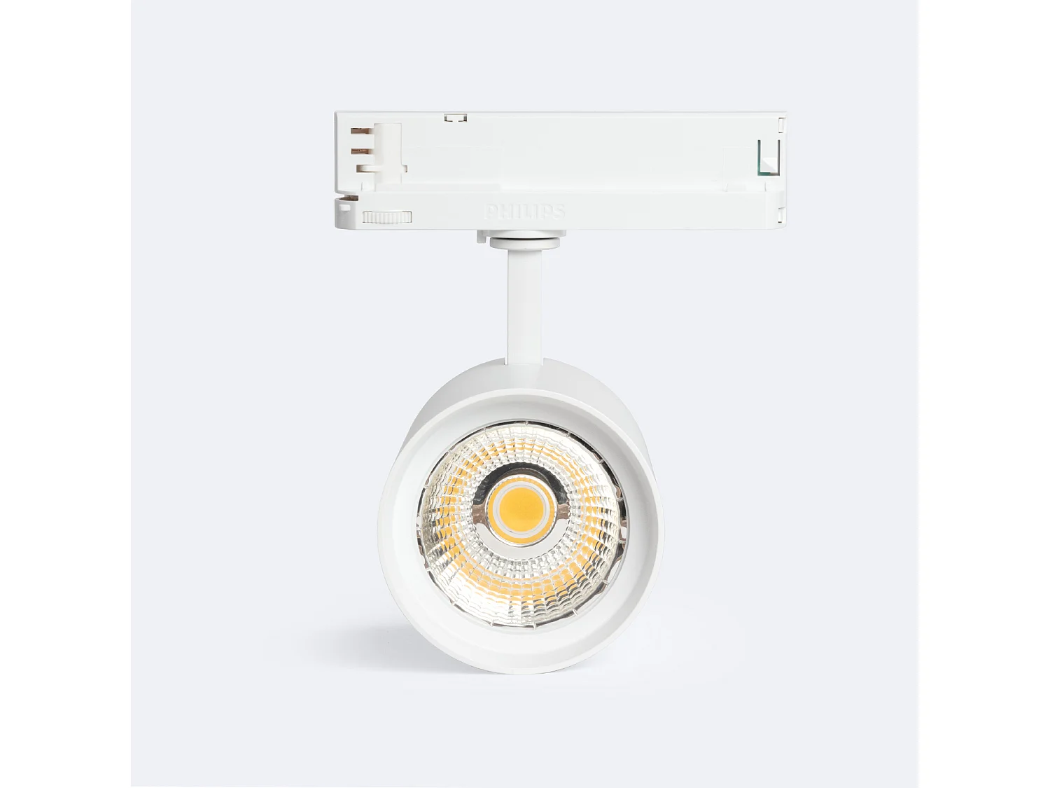 Spot LED sur Rail Triphasé 30W d'Angelo  Blanc 4000K Blanc neutre