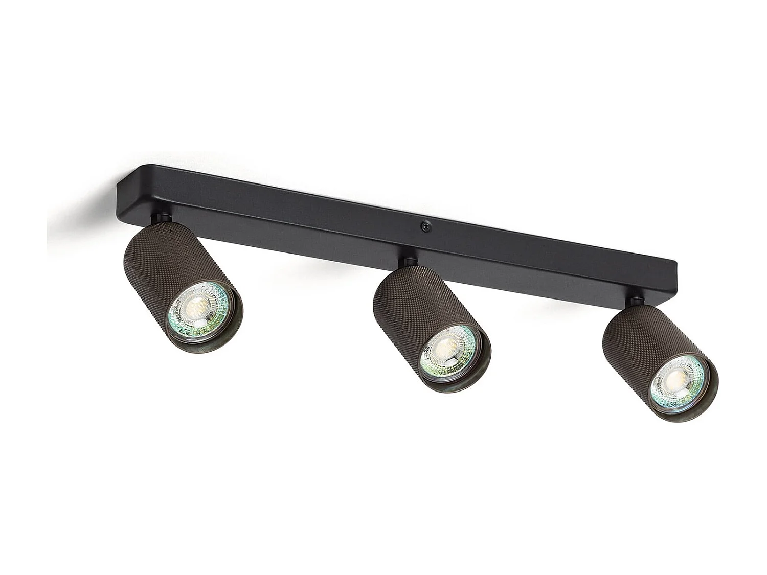 Aplique de Techo Aluminio Breixo 3 Focos Bronce