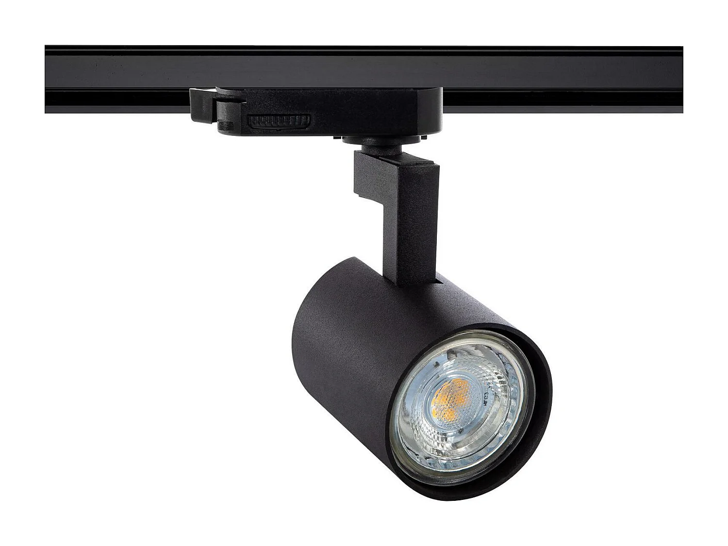 Spot à Douille sur Rail Monophasé Jiuk à Ampoule GU10  Noir