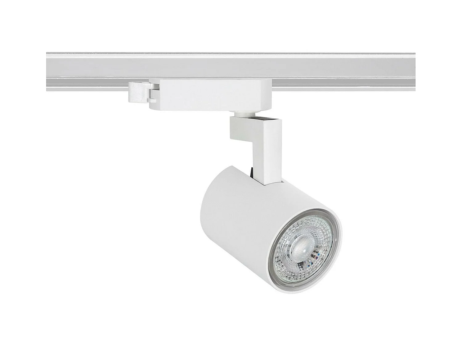 Spot à Douille sur Rail Monophasé Jiuk à Ampoule GU10  Noir