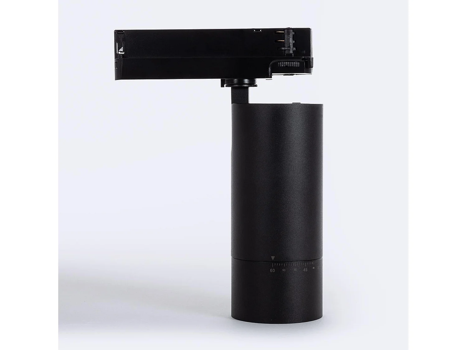 Spot LED sur Rail Triphasé 40W Wild CCT Sélectionnable Multiangle 24-60º Noir