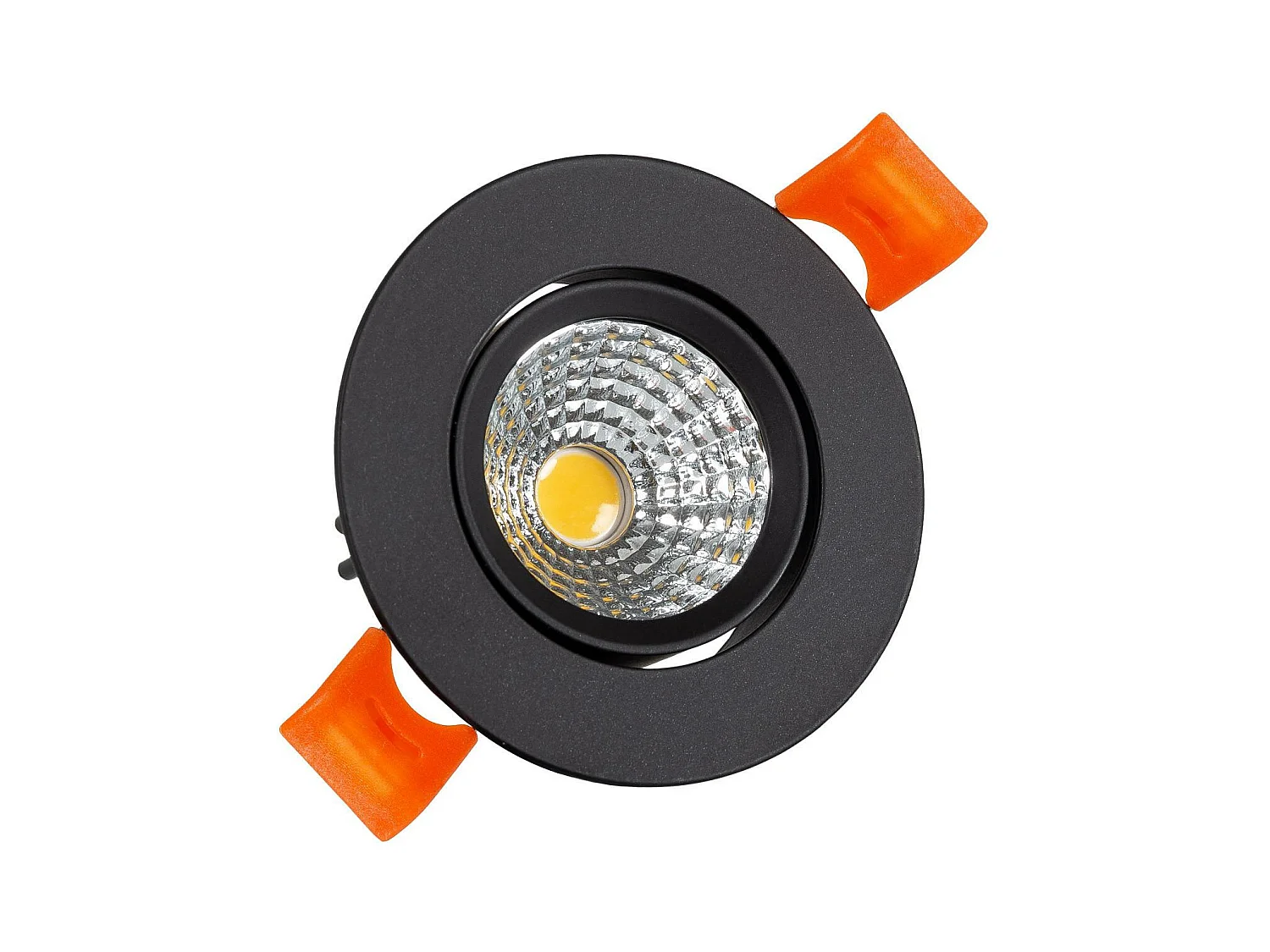 Downlight LED 15W Circolare COB CRI90 Foro Ø 90mm Nero No Flicker 4000K Bianco Naturale
