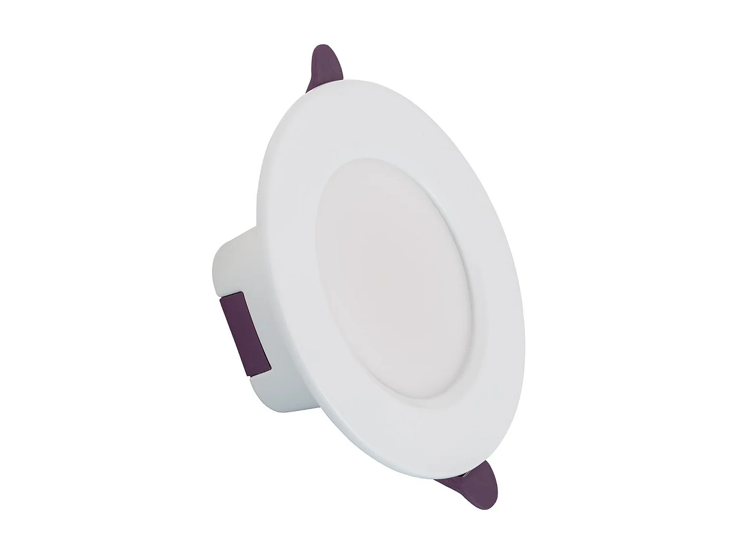 Downlight LED 8W Circolare Bagno IP65 Foro Ø 75 mm 2700K Bianco Caldo