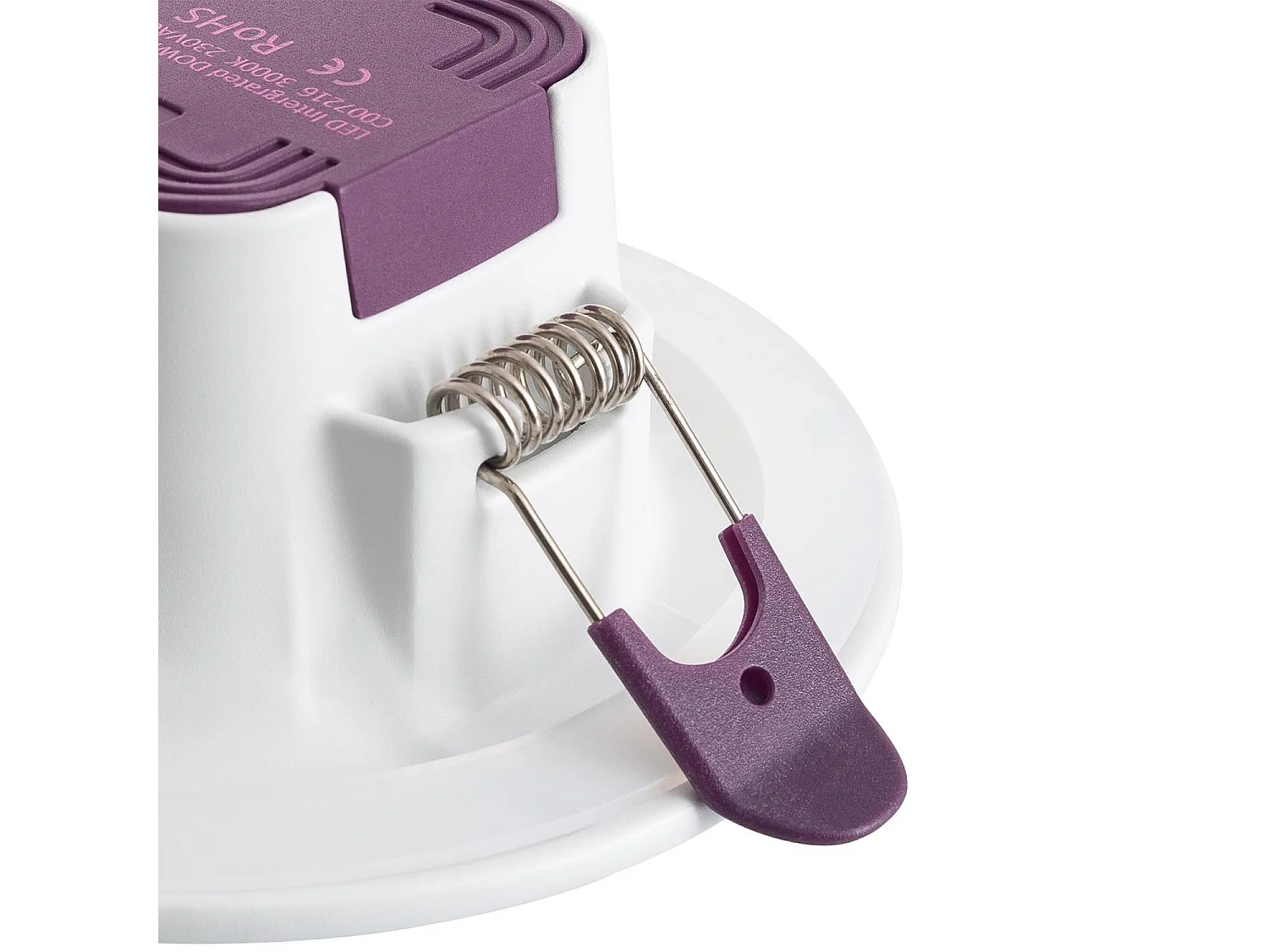 Downlight LED 8W Circolare Bagno IP65 Foro Ø 75 mm 2700K Bianco Caldo