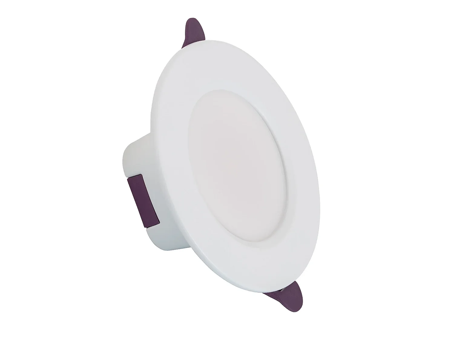 Downlight LED 8W Circular Baño IP65 Corte Ø 75 mm 2700K Blanco Cálido