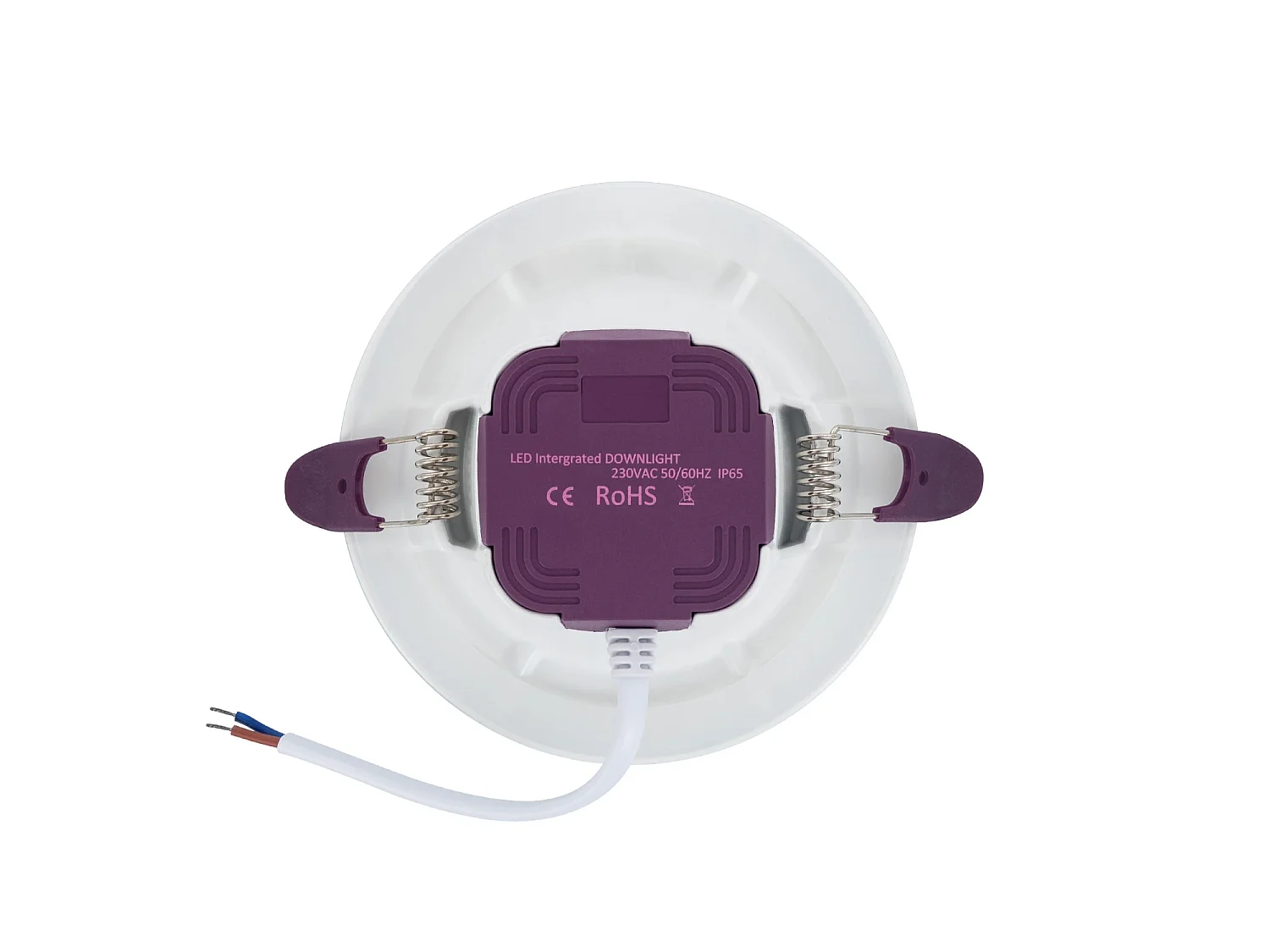 Downlight LED 8W Circular Baño IP65 Corte Ø 75 mm 2700K Blanco Cálido