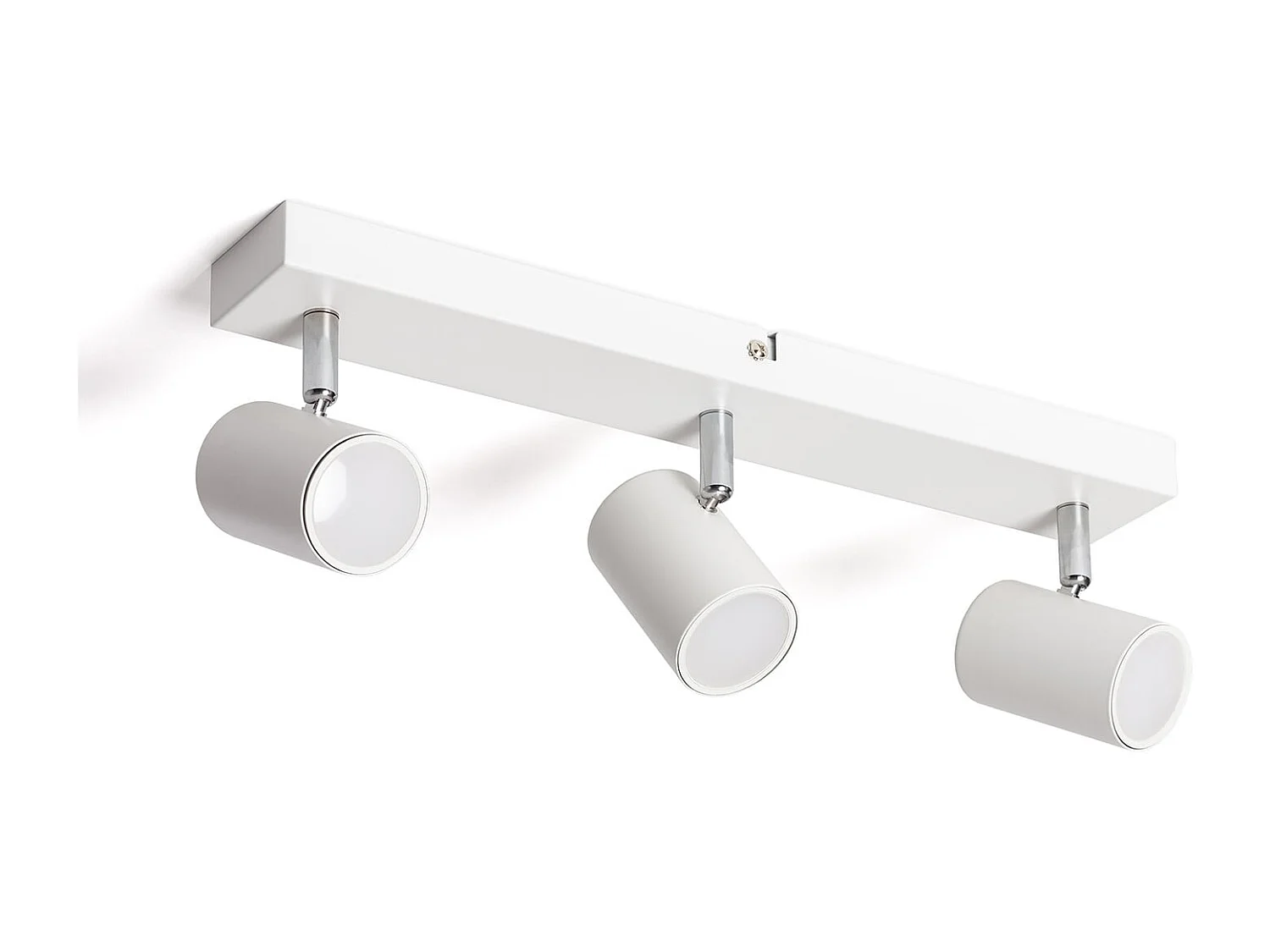 Lámpara de Techo Orientable Metal 3 Focos Wuedy Blanco