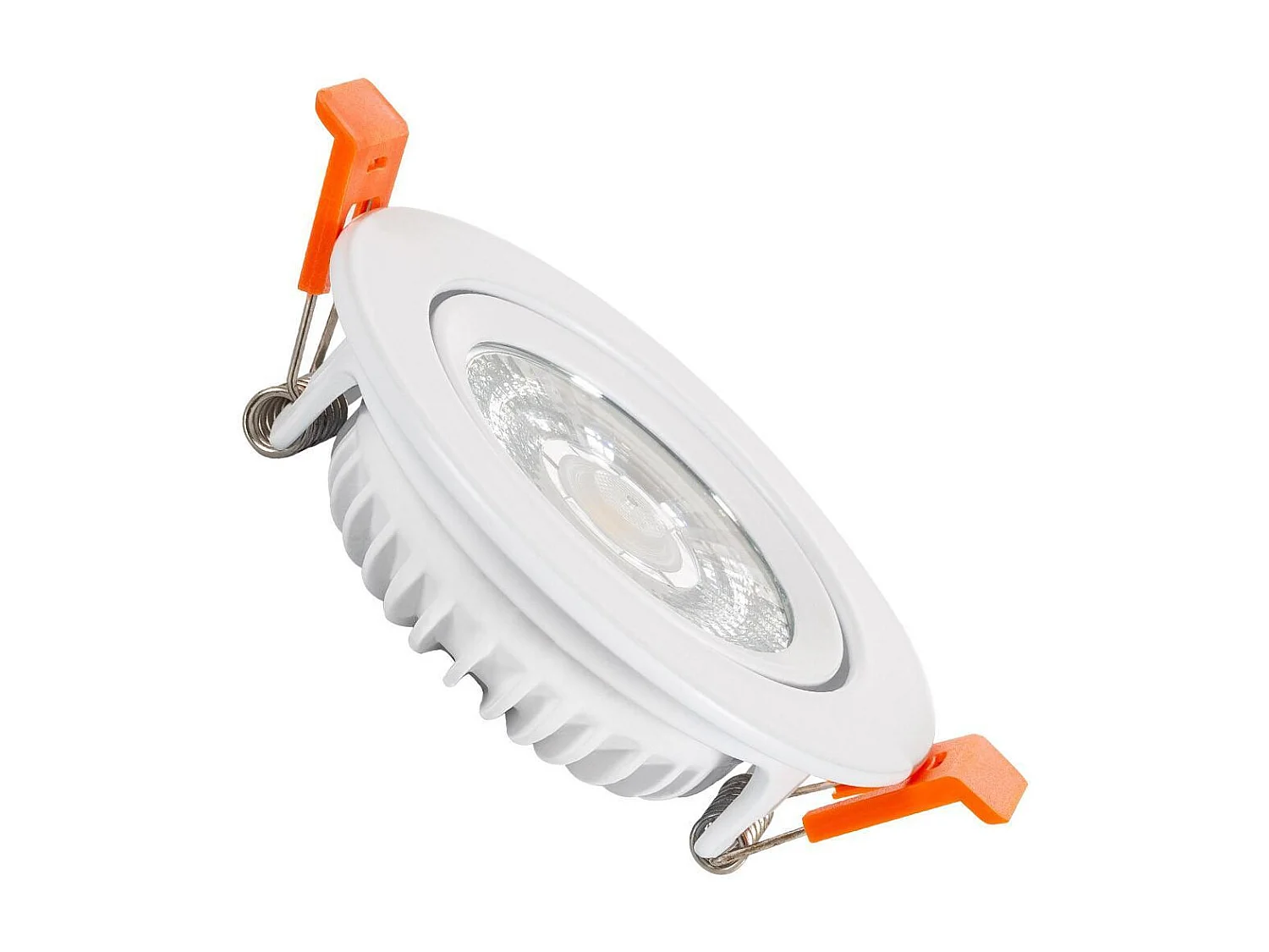 Spot Downlight LED 5W Rond COB CRI90 Slim Coupe Ø 75 mm No Flicker 2700K Blanc chaud