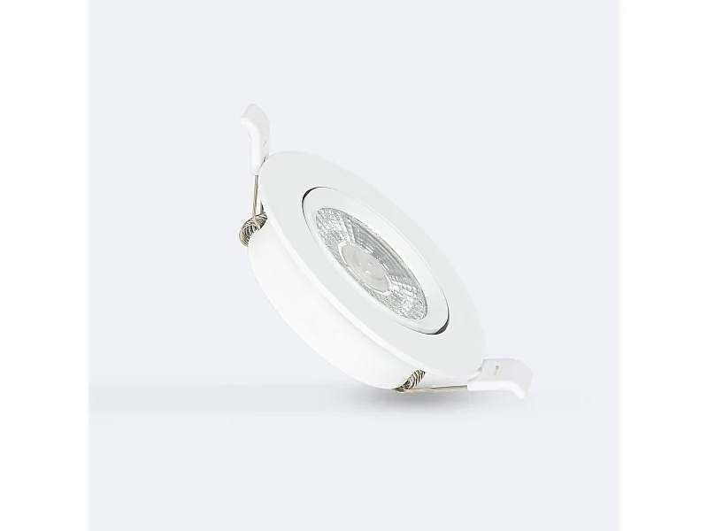 Spot Downlight LED 5W Rond COB CRI90 Slim Coupe Ø 75 mm No Flicker 2700K Blanc chaud