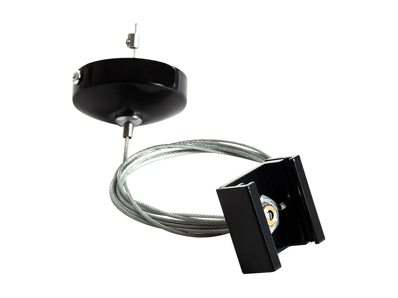 Kit de Suspensión pour Rail Triphasé DALI Noir