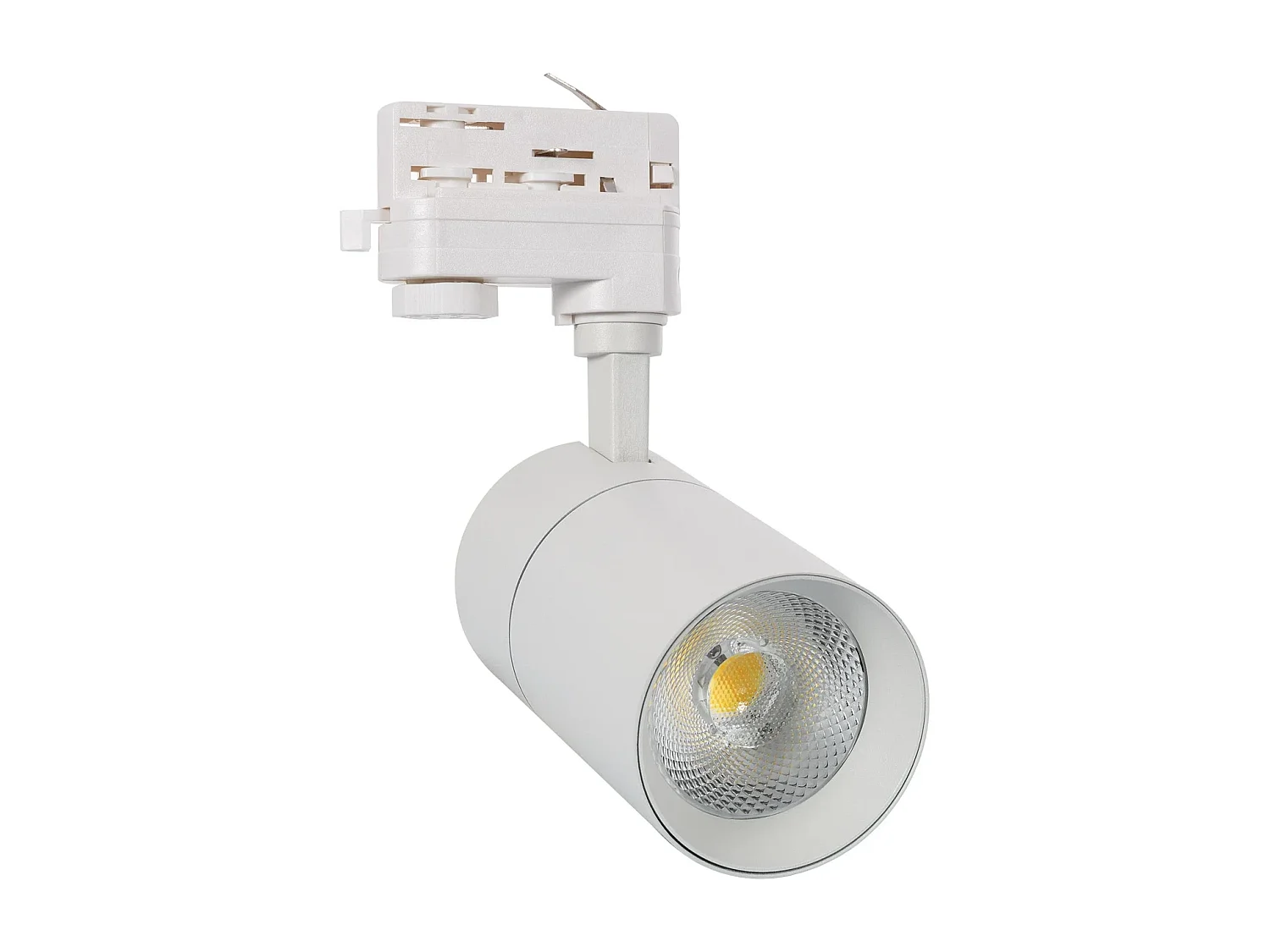 Spot LED sur Rail Triphasé 30W Dimmable Mallet CCT Sélectionnable Blanc
