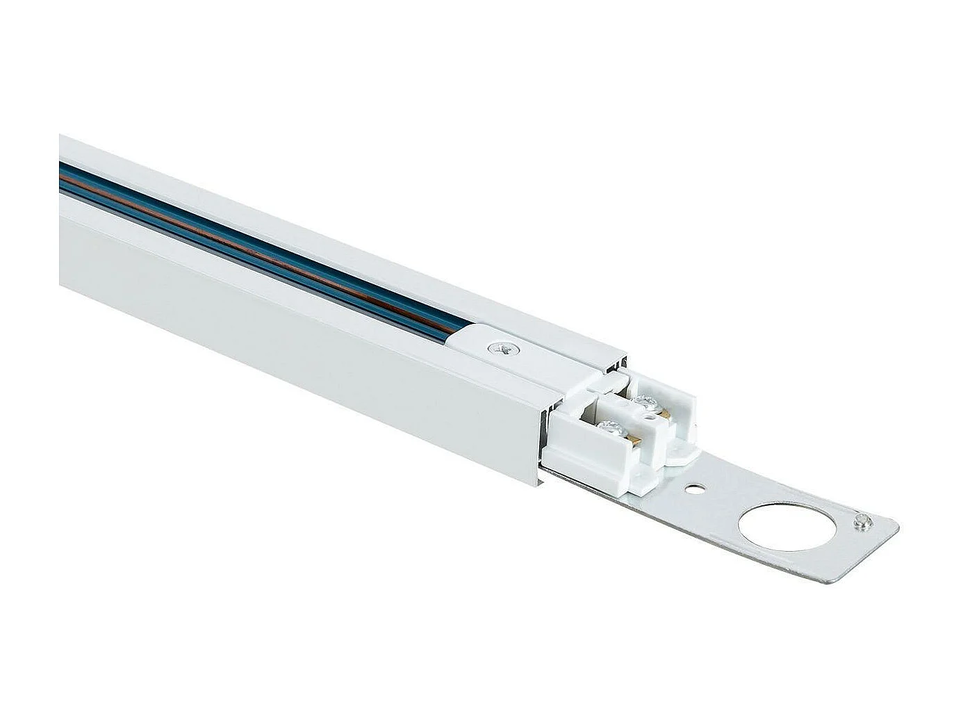 Rail Monophasé UltraPower 2 Mètres pour Spots LED  Blanc