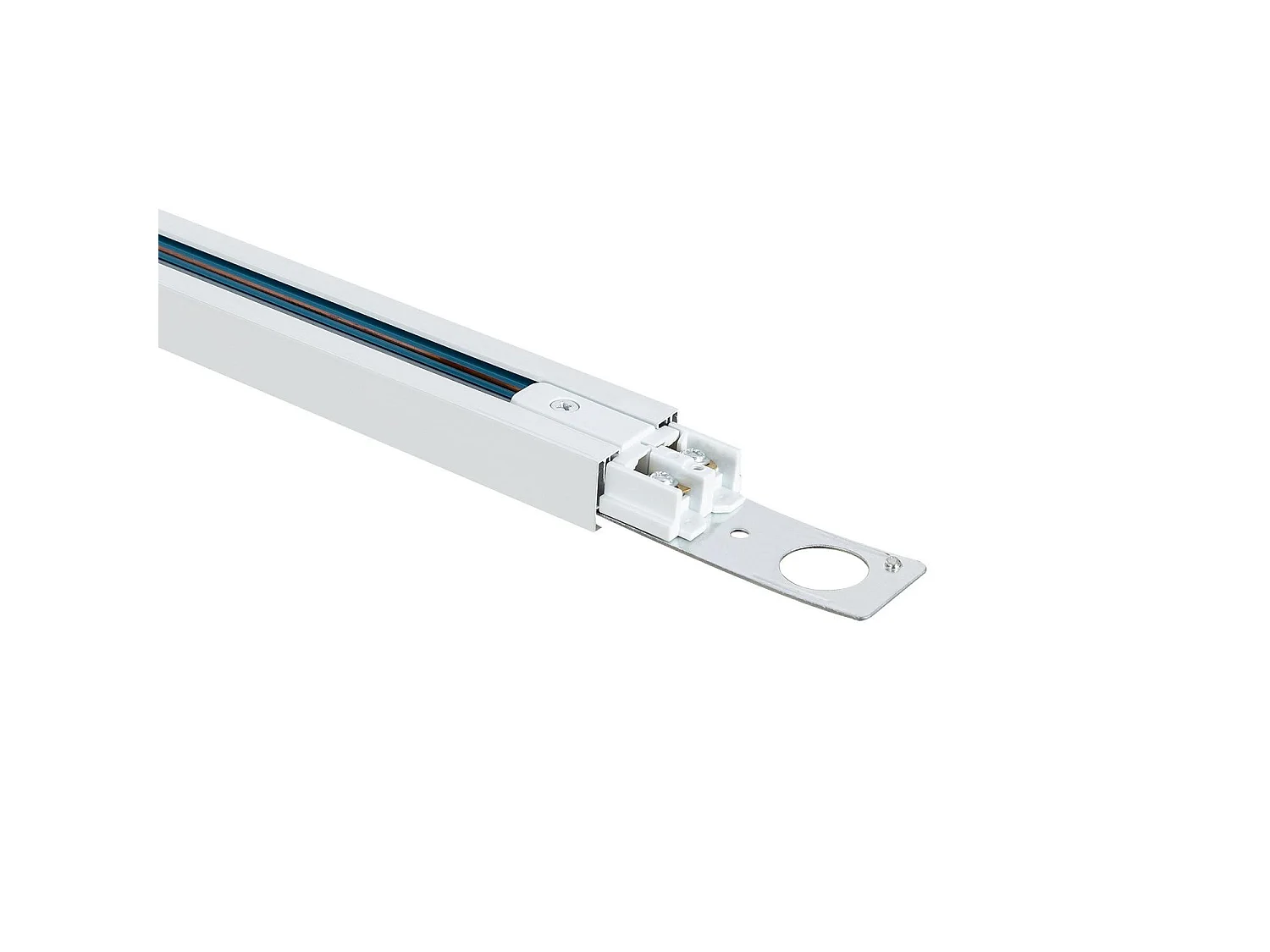 Rail Monophasé UltraPower 2 Mètres pour Spots LED  Blanc