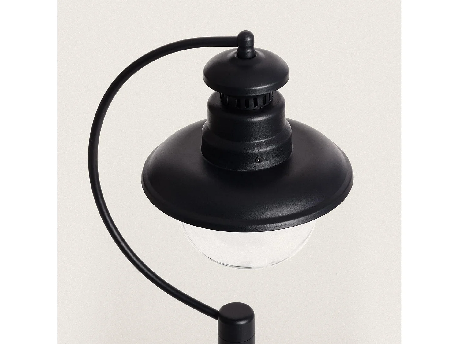 Balise Extérieure en Saillie sur Pied 120 cm Aluminium Lurnea  Noir