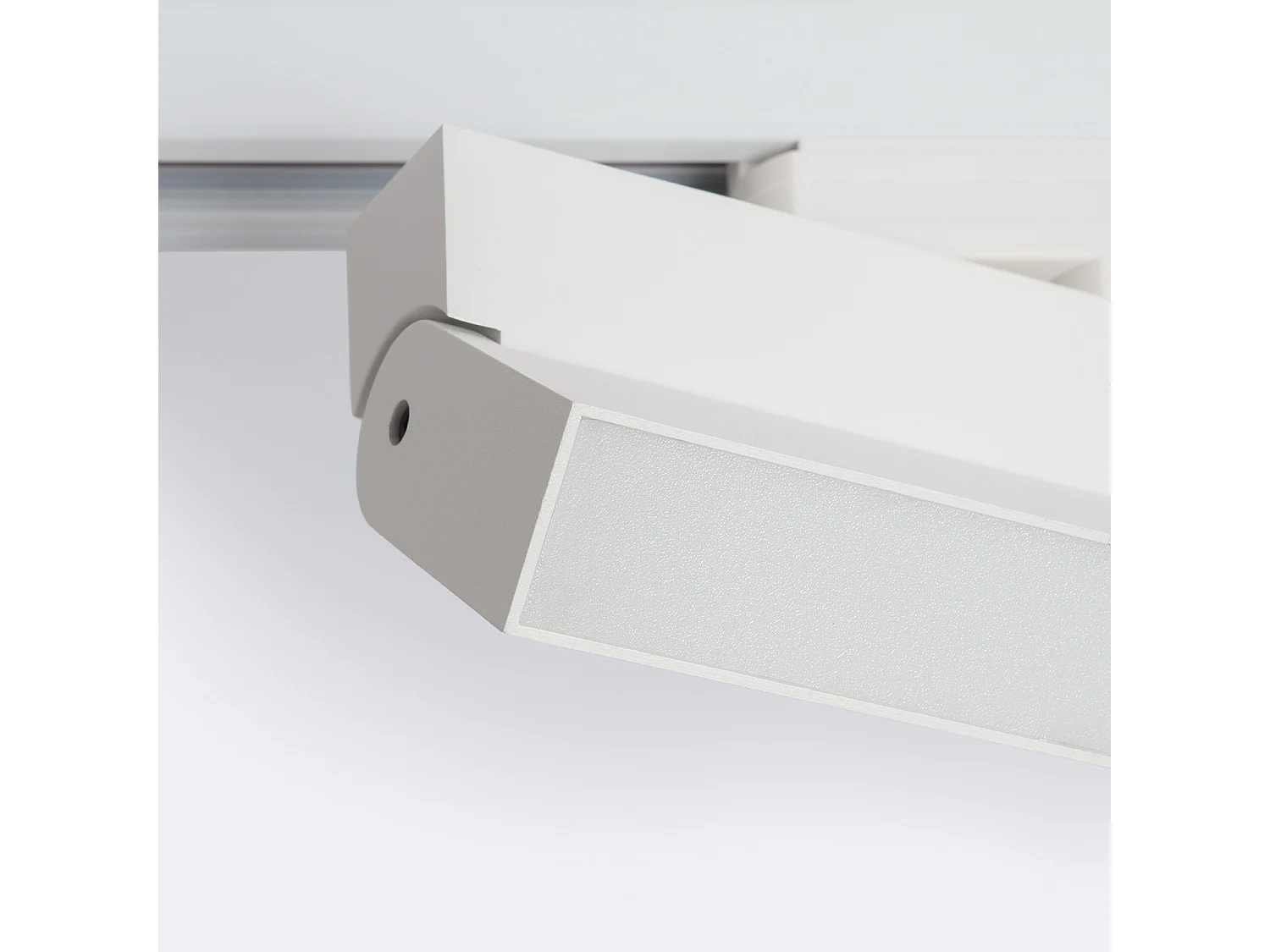 Spot Linéaire LED sur Rail Triphasé 24W CCT Sélectionnable Dimmable Elegant Blanc (3000K - 4000K - 5000K) Sélectionnable