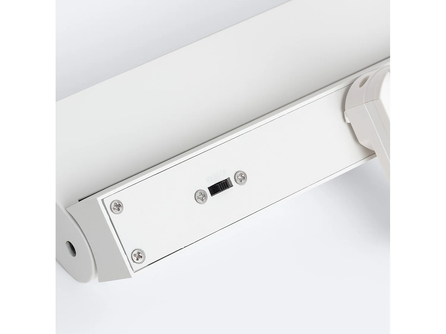 Spot Linéaire LED sur Rail Triphasé 24W CCT Sélectionnable Dimmable Elegant Blanc 3000K - 4000K - 5000K Sélectionnable
