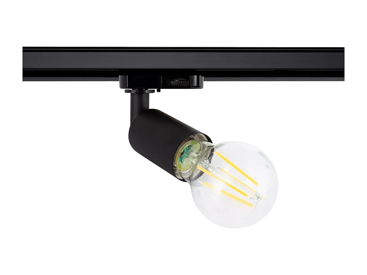 Spot à Douille sur Rail Triphasé Oasis pour Ampoule E27 Blanc