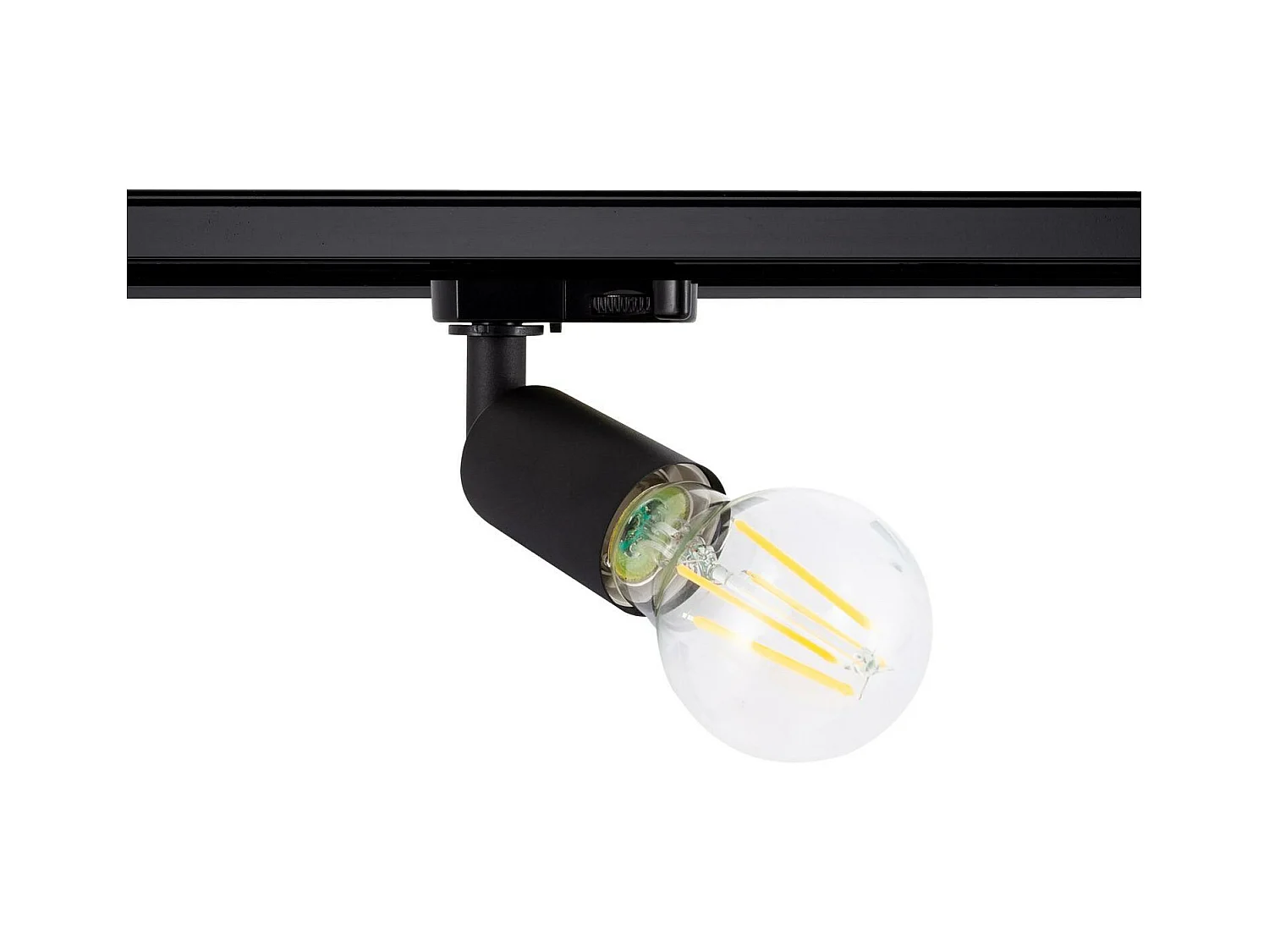 Spot à Douille sur Rail Triphasé Oasis pour Ampoule E27 Blanc