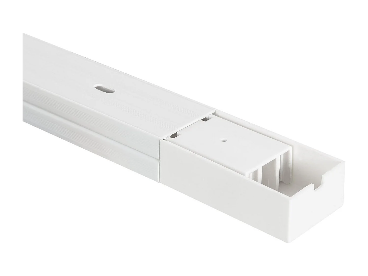 Rail Monophasé PC 2 Mètres pour Spots LED  Blanc
