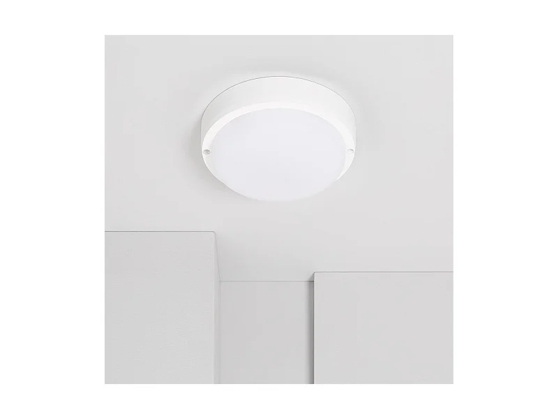 Plafoniera LED 15W Circolare per Esterni Ø140 mm IP65 Hublot White 4000K Bianco Naturale