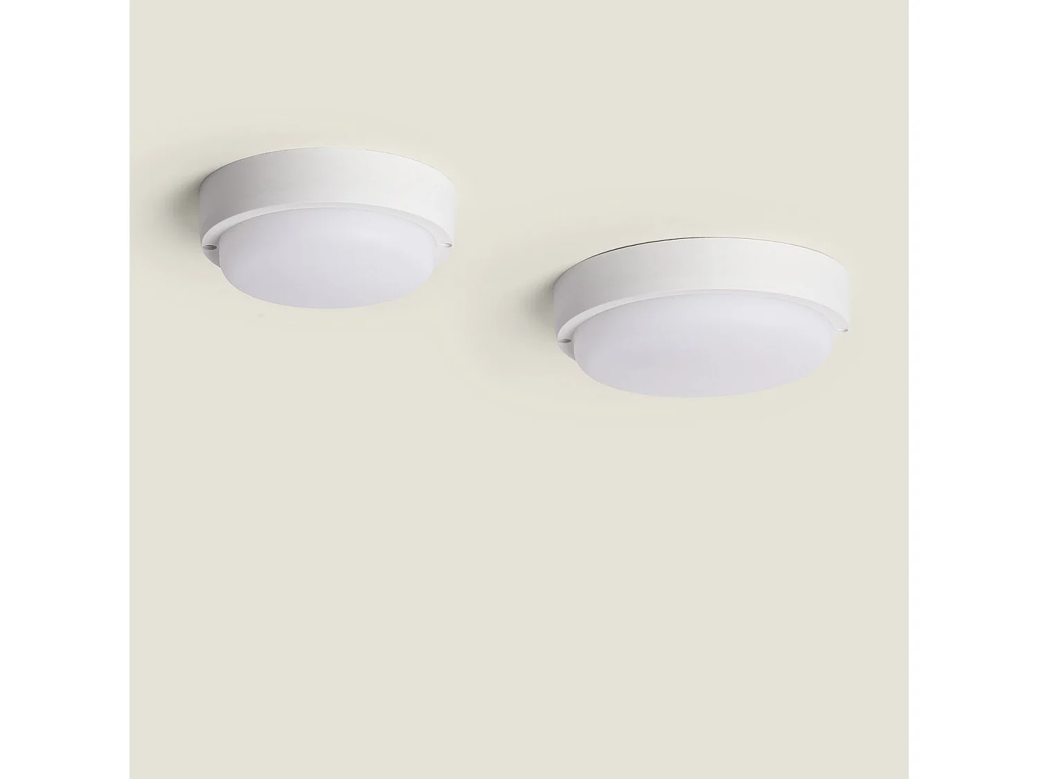 Plafonnier LED Extérieur Rond 15W  White IP65 Ø155 mm  4000K Blanc neutre