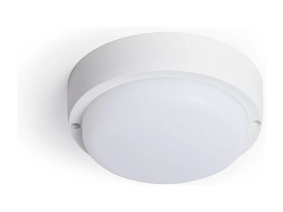 Plafonnier LED Extérieur Rond 15W  White IP65 Ø155 mm  4000K Blanc neutre