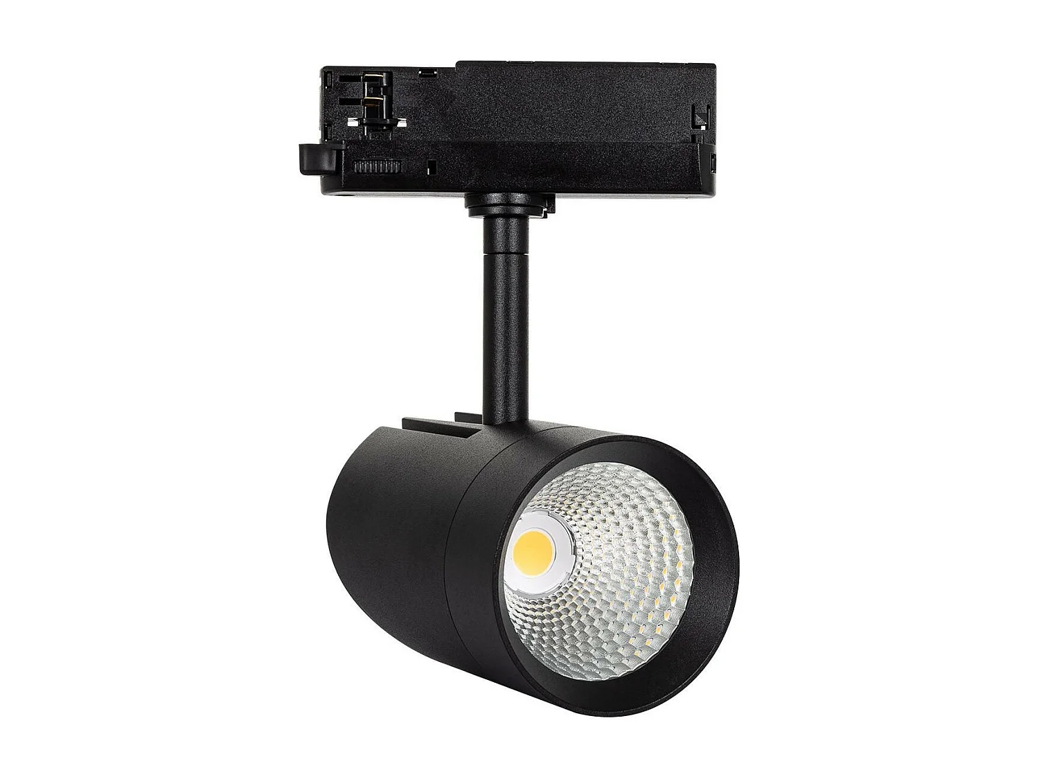 Spot LED sur Rail Triphasé 30W Fuji Noir 4000K Blanc neutre