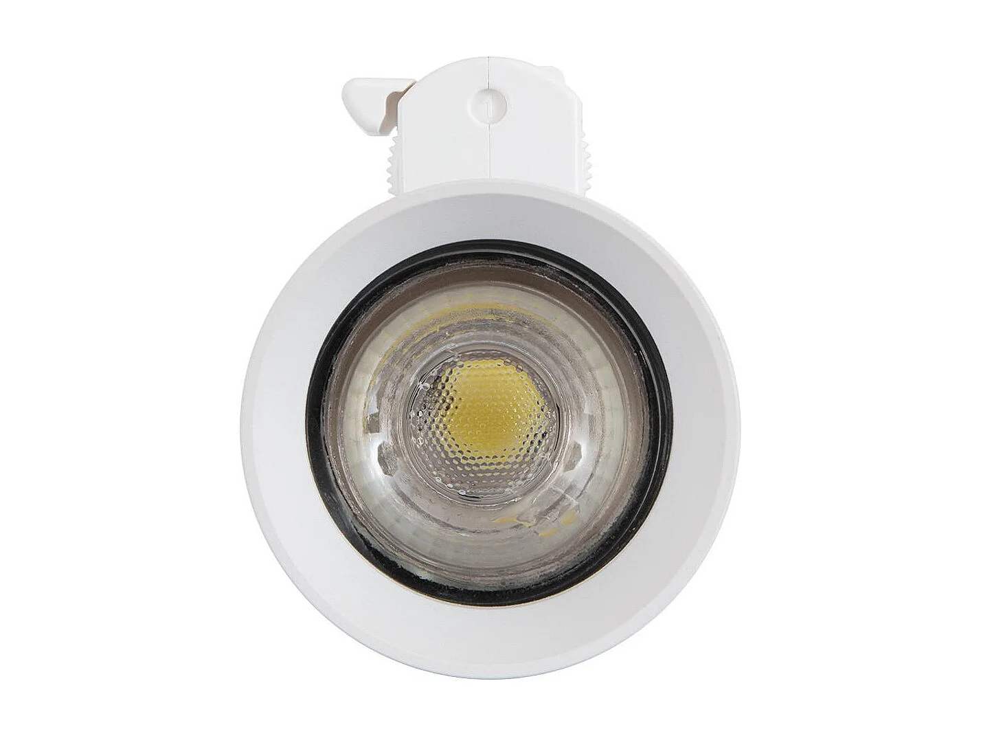 Spot à Douille sur Rail Triphasé Quartz pour Ampoule GU10 Blanc