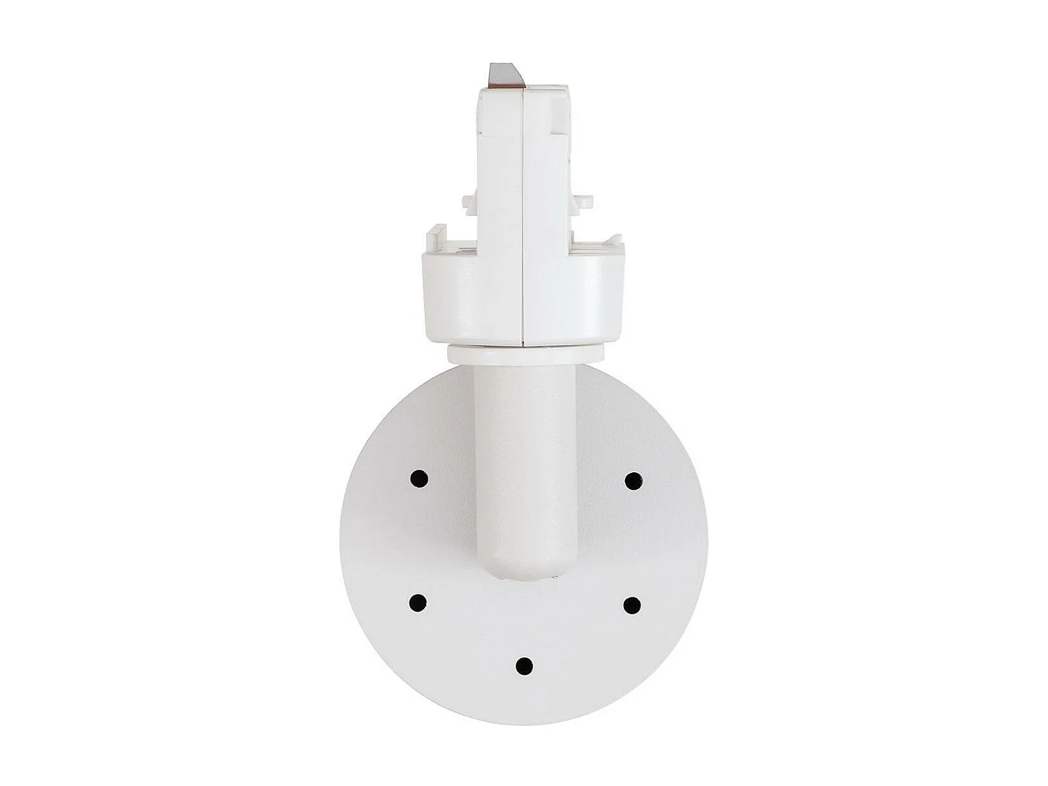 Spot à Douille sur Rail Triphasé Quartz pour Ampoule GU10 Blanc
