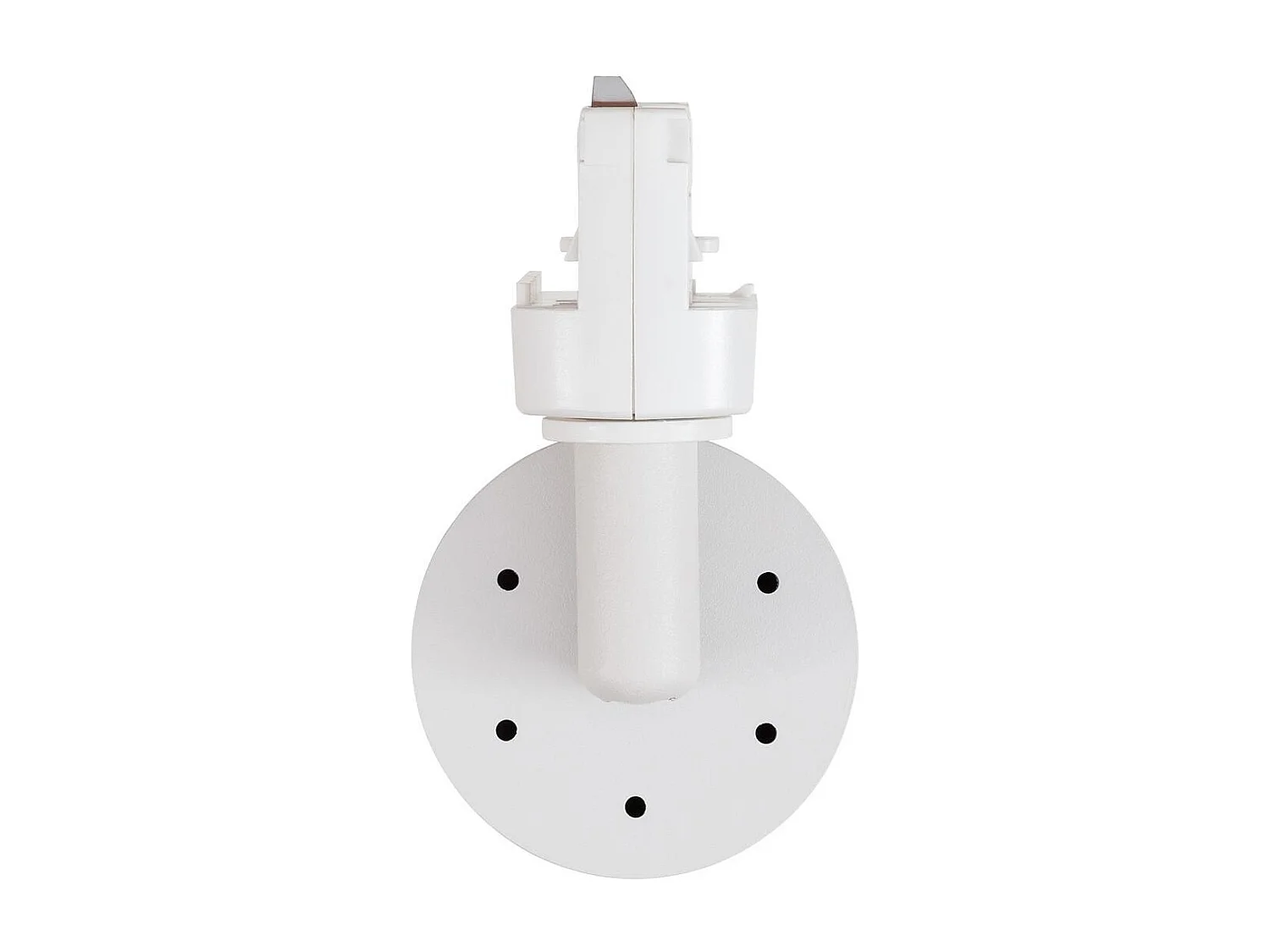 Spot à Douille sur Rail Triphasé Quartz pour Ampoule GU10 Blanc
