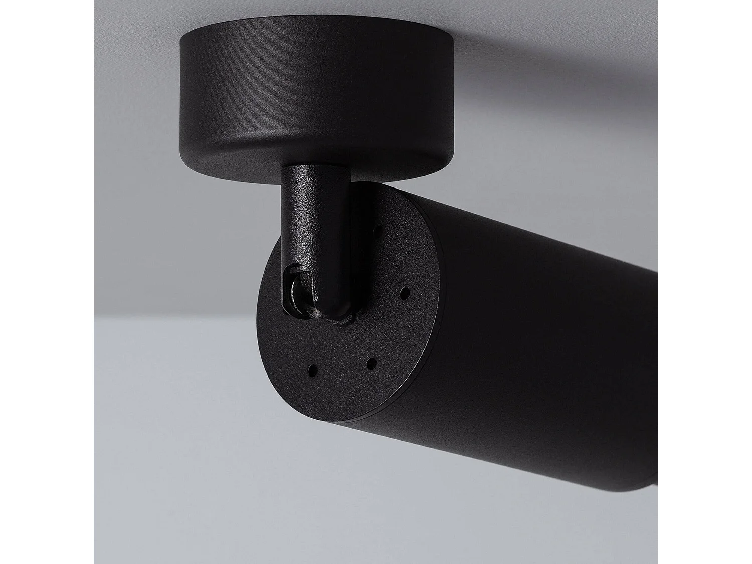 Spot à Douille en Saillie Ágata Multiangle 10-50º pour Ampoule GU10 Noir