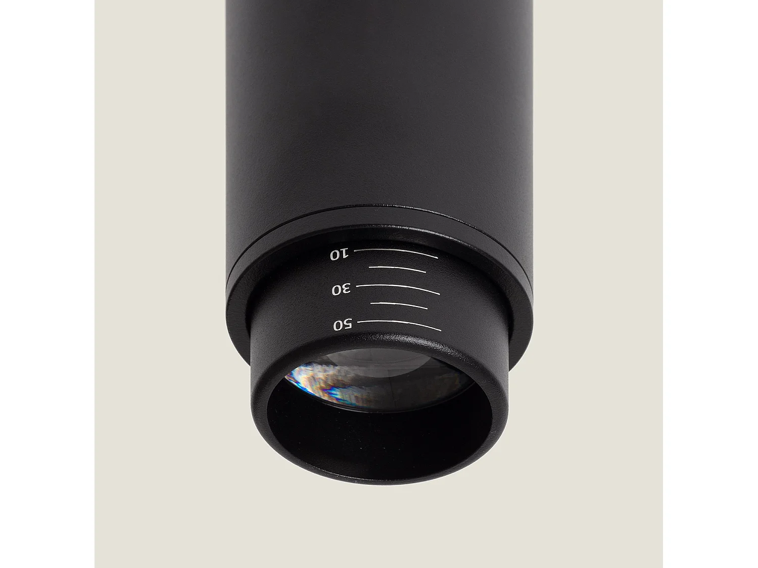 Spot à Douille en Saillie Ágata Multiangle 10-50º Aluminium pour Ampoule GU10  Noir